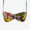 Yellow patterned women's swimwear upper Desigual Alana II - Women