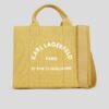 Yellow women's handbag KARL LAGERFELD Rue St-Guillaume - Women's