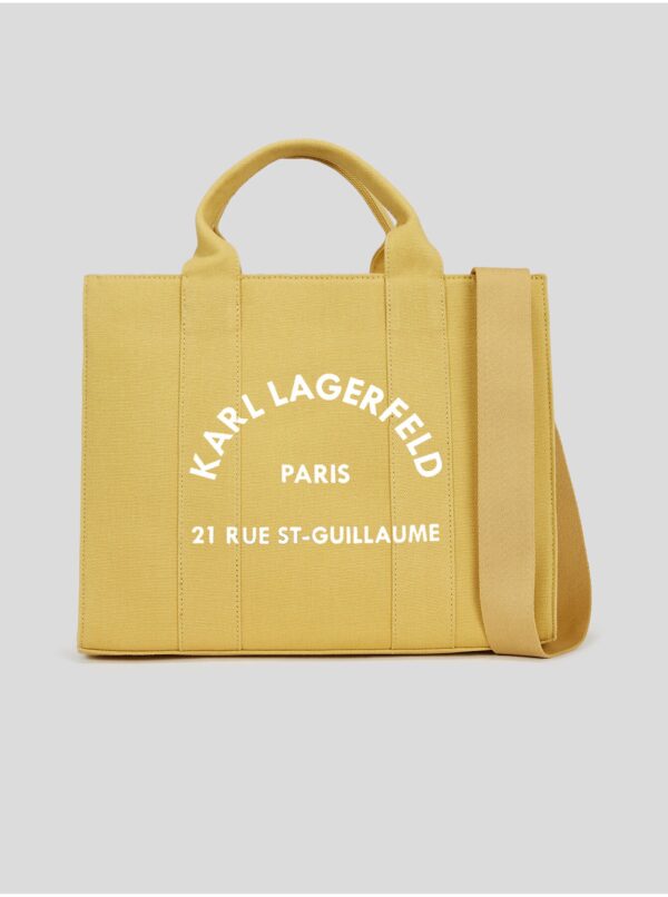 Yellow women's handbag KARL LAGERFELD Rue St-Guillaume - Women's