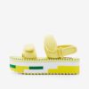 Yellow women's platform sandals Desigual Rainbow Color - Women