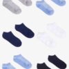 Yoclub Kids's Boys' Ankle Thin Cotton Socks Basic Plain Colours 6-Pack SKS-0027C-0000-003