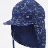 Yoclub Kids's Boys' Summer Cap With Neck Protection CLE-0118C-A100 Navy Blue