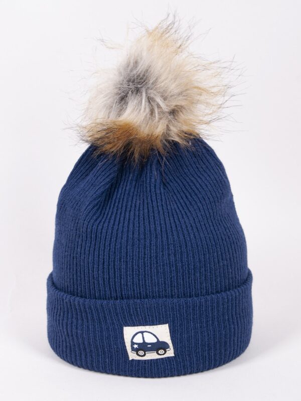 Yoclub Kids's Cap CZZ-0477C-AA20 Navy Blue