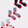 Yoclub Kids's Christmas Socks 3-Pack SKA-X049U-AA00