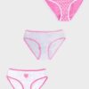 Yoclub Kids's Cotton Girls' Briefs Underwear 3-Pack BMD-0034G-AA30-002