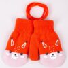 Yoclub Kids's Girls' 1-Finger Mittens Gloves RED-0117G-AA1A-014