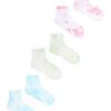 Yoclub Kids's Girls' Ankle Cotton Socks Tie Dye 3-Pack SKS-0091U-0000