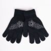 Yoclub Kids's Girls' Five-Finger Gloves With Jets RED-0216G-AA50-007