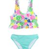 Yoclub Kids's Girls Two-Piece Swimming Costume LKD-0033G-A100