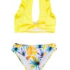 Yoclub Kids's Girls Two-Piece Swimming Costume LKD-0036G-A100