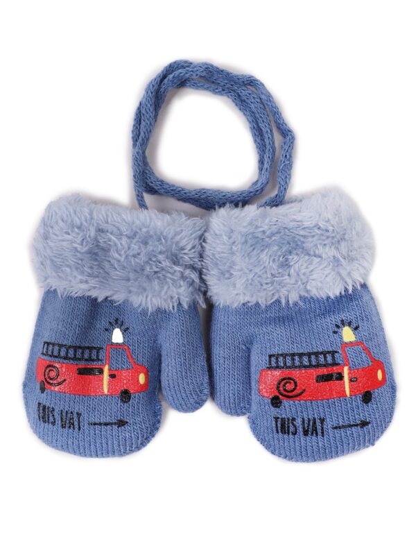 Yoclub Kids's Gloves RED-0011C-AA1A-006