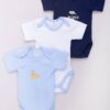 Yoclub Kids's Short Sleeve Bodysuits 3-Pack BOD-0002C-A13K