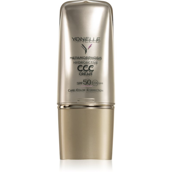 Yonelle Metamorphosis tonizáló arckrém SPF 50 árnyalat Gold Tan 30 ml-Ár