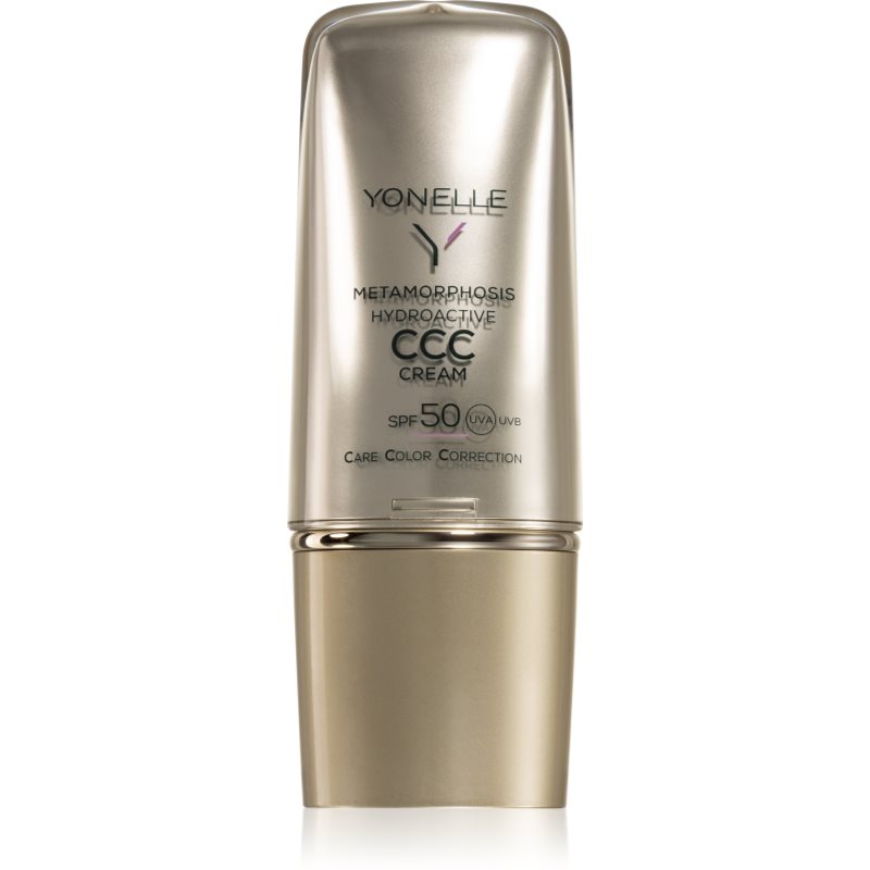 Yonelle Metamorphosis tonizáló arckrém SPF 50 árnyalat Gold Tan 30 ml-Ár