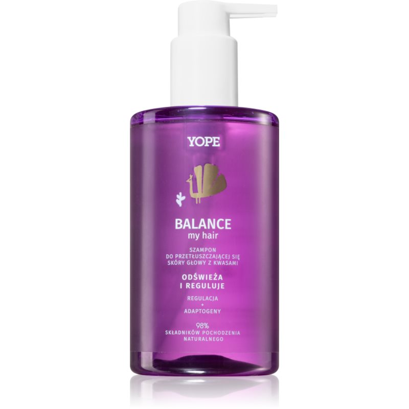 Yope BALANCE my hair tisztító sampon zsíros fejbőrre 300 ml-Ár