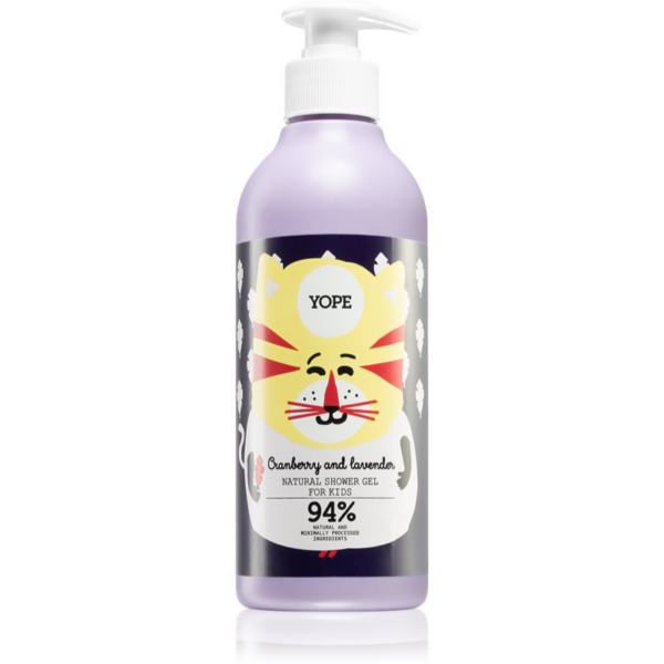 Yope Cranberry & Lavender intenzíven hidratáló tusfürdő gyermekeknek 400 ml-Eredeti