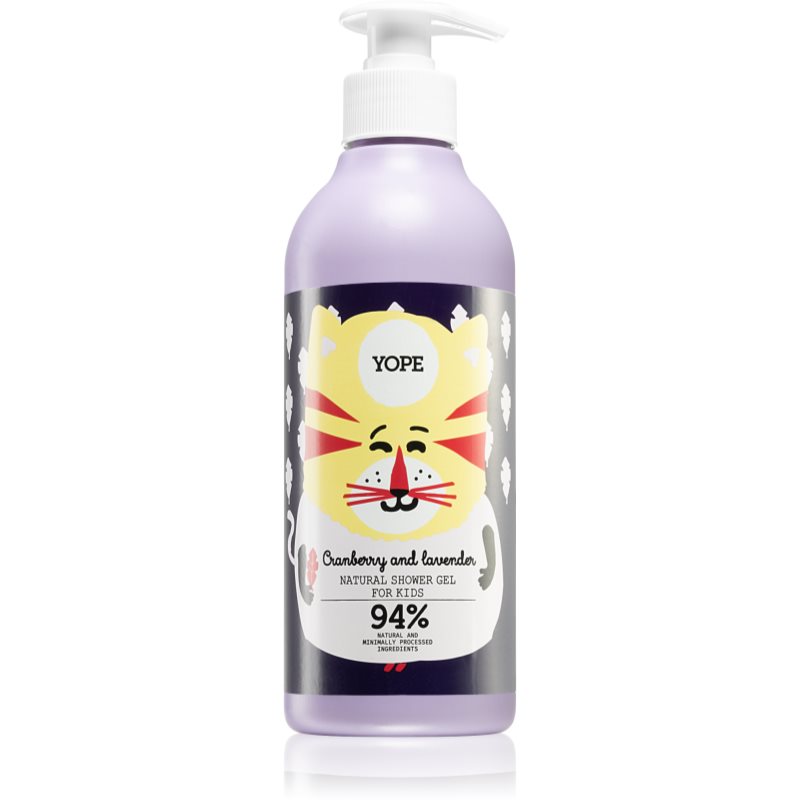 Yope Cranberry & Lavender intenzíven hidratáló tusfürdő gyermekeknek 400 ml-Eredeti