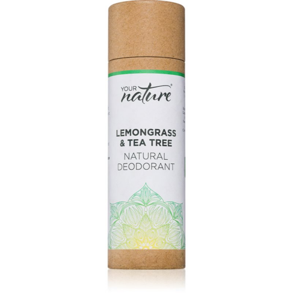 Your Nature Natural Deodorant izzadásgátló deo stift Lemongrass & Tea Tree 70 g