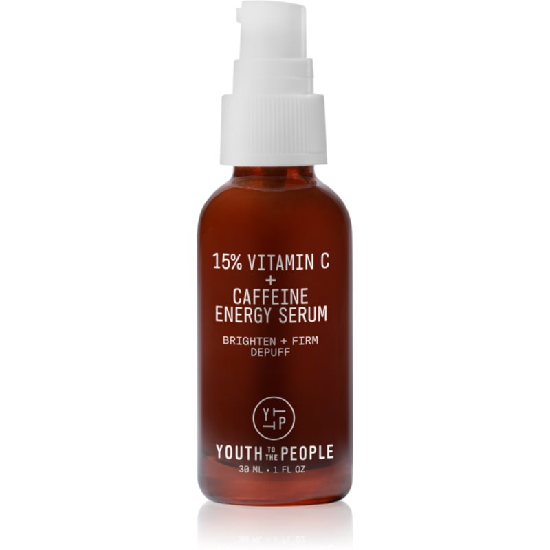 Youth To The People Energy 15% Vitamin C + Caffeine Serum bőrélénkítő szérum C-vitaminnal 30 ml-Ár