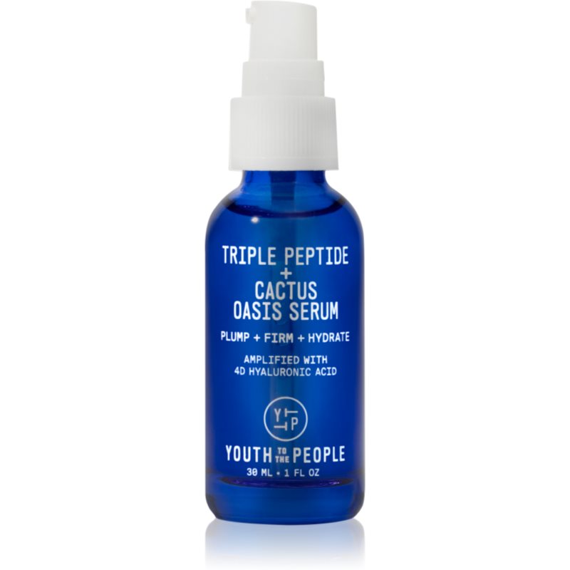 Youth To The People Oasis Triple Peptide + Cactus Serum bőr szérum az arcra és a nyakra 30 ml-Ár
