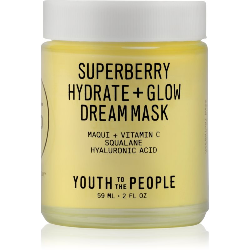 Youth To The People Superberry Hydrate + Glow Dream Mask maszk élénk és hidratált bőr 59 ml-Ár