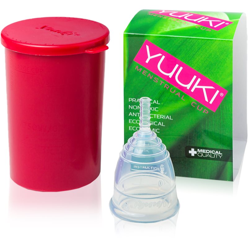 Yuuki Classic 1 + cup menstruációs kehely méret large (⌀ 46 mm