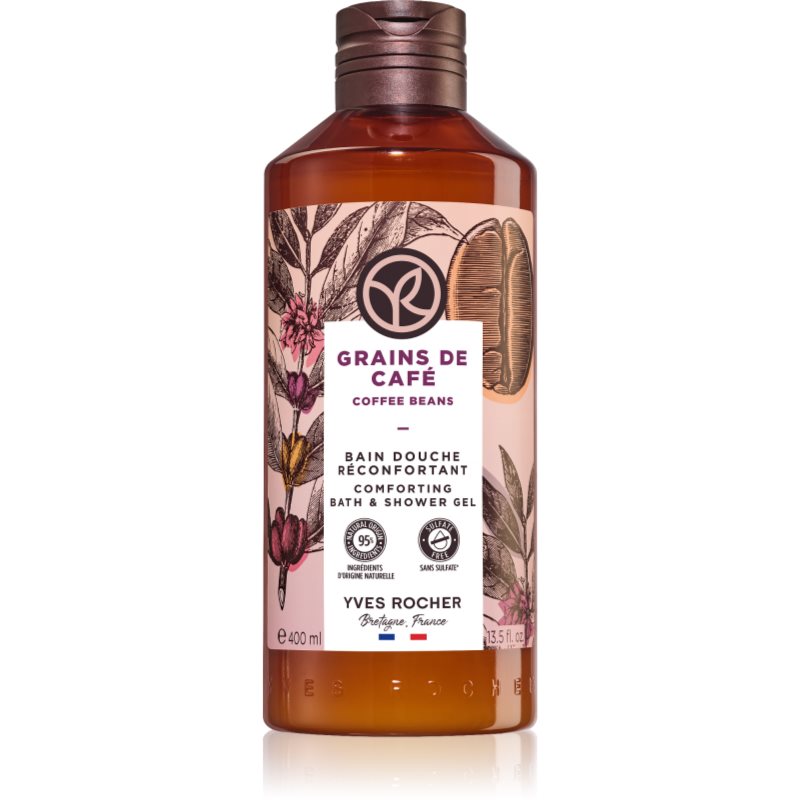 Yves Rocher Bain de Nature ápoló tusoló gél Coffee Beans 400 ml-Ár