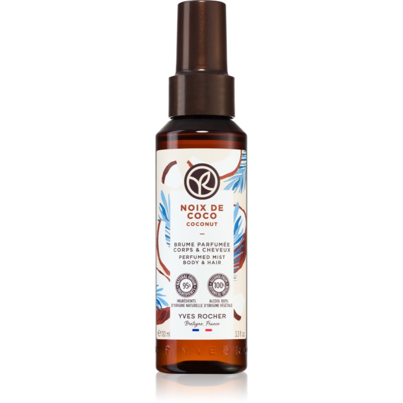 Yves Rocher Bain de Nature illatosított test- és hajpermet hölgyeknek Coconut 100 ml-Ár