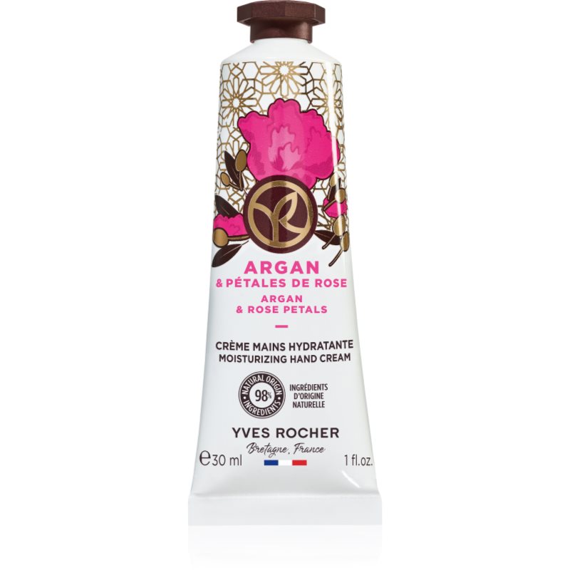 Yves Rocher Bain de Nature kézkrém Argan & Rose Petals 30 ml-Ár
