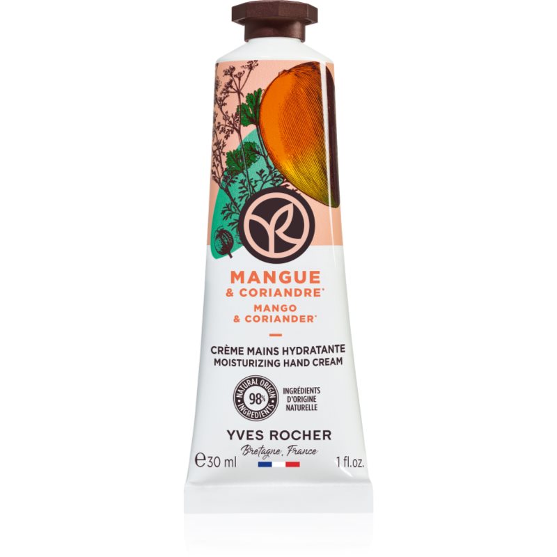 Yves Rocher Bain de Nature kézkrém Mango & Coriander 30 ml-Ár