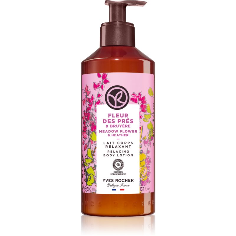 Yves Rocher Bain de Nature relaxáló testápoló tej Meadow Flower & Heather 390 ml-Ár