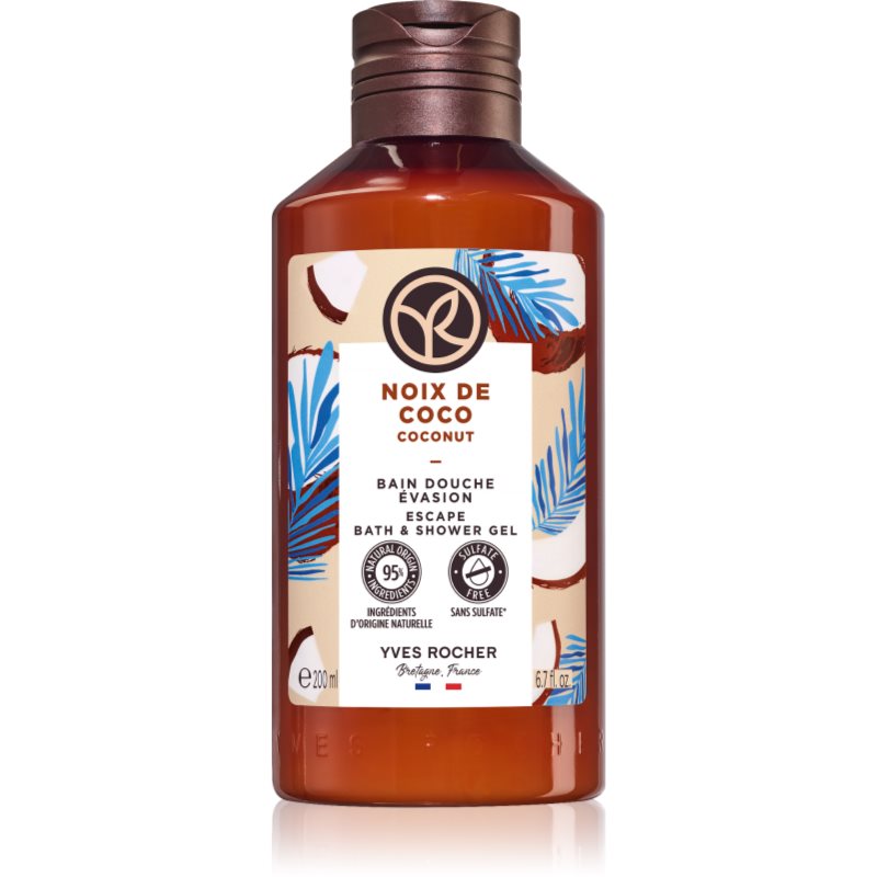 Yves Rocher Bain de Nature tápláló tusoló gél Coconut 200 ml-Ár