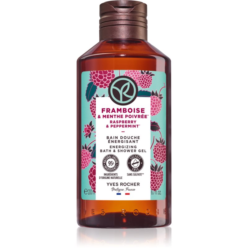 Yves Rocher Bain de Nature tusfürdő gél Raspberry & Mint 200 ml-Ár