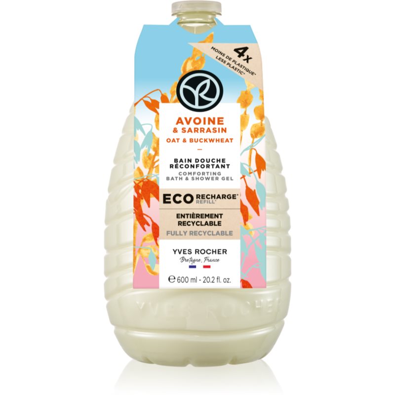 Yves Rocher Bain de Nature tusfürdő gél utántöltő Oat & Buckwheat 600 ml-Ár