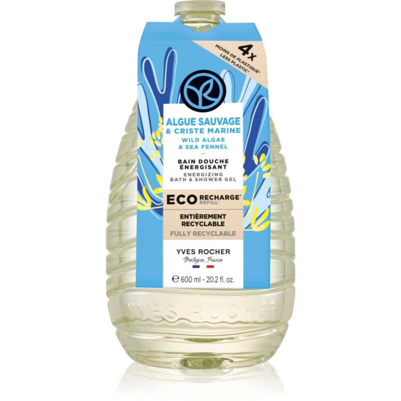 Yves Rocher Bain de Nature tusfürdő gél utántöltő Wild Algae & Sea Fennel 600 ml-Ár