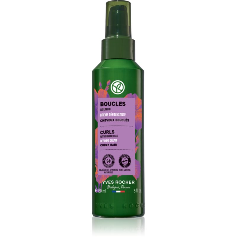 Yves Rocher Boucles formázó krém göndör hajra with organic flax 150 ml-Ár