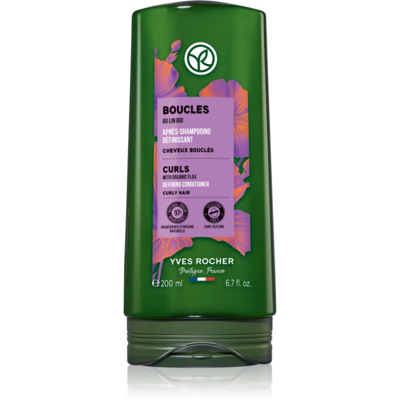 Yves Rocher Boucles kondicionáló göndör hajra with organic flax 200 ml-Ár