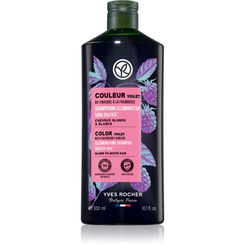 Yves Rocher Couleur sampon a sárga tónusok neutralizálására 300 ml-Ár