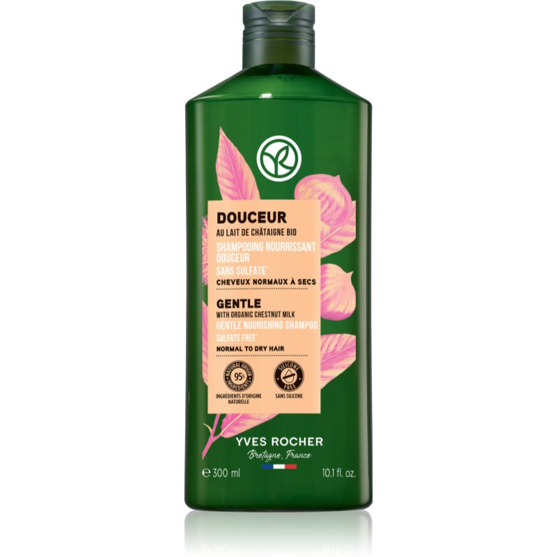 Yves Rocher Douceur finom állagú sampon with Organic Chestnut Milk 300 ml-Ár