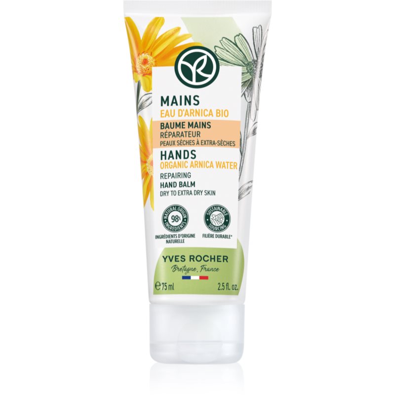 Yves Rocher Mains regeneráló balzsam a kézre Organic Arnica Water 75 ml-Ár