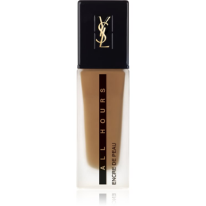 Yves Saint Laurent Encre de Peau All Hours Foundation tartós alapozó SPF 20 árnyalat B 80 Chocolate 25 ml-Eredeti