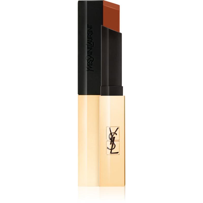 Yves Saint Laurent Rouge Pur Couture The Slim vékony mattító rúzs bőr hatással árnyalat 38 2