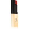 Yves Saint Laurent Rouge Pur Couture The Slim vékony mattító rúzs bőr hatással árnyalat 9 Red Enigma 2.2 g-Eredeti
