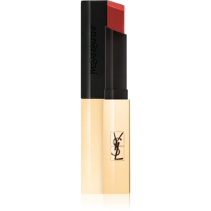 Yves Saint Laurent Rouge Pur Couture The Slim vékony mattító rúzs bőr hatással árnyalat 9 Red Enigma 2.2 g-Eredeti