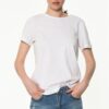 Z6330 DEWBERRY WOMEN'S JEAN SHORTS-PLAIN BLUE
