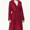 Z6377 DEWBERRY WOMEN'S COAT-PINK