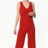Z6478 DEWBERRY LADIES JUMPSUIT-RED