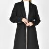 Z6628 DEWBERRY WOMEN'S COAT-BLACK