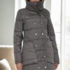 Z6647 DEWBERRY WOMEN'S COAT-ANTHRACITE-1