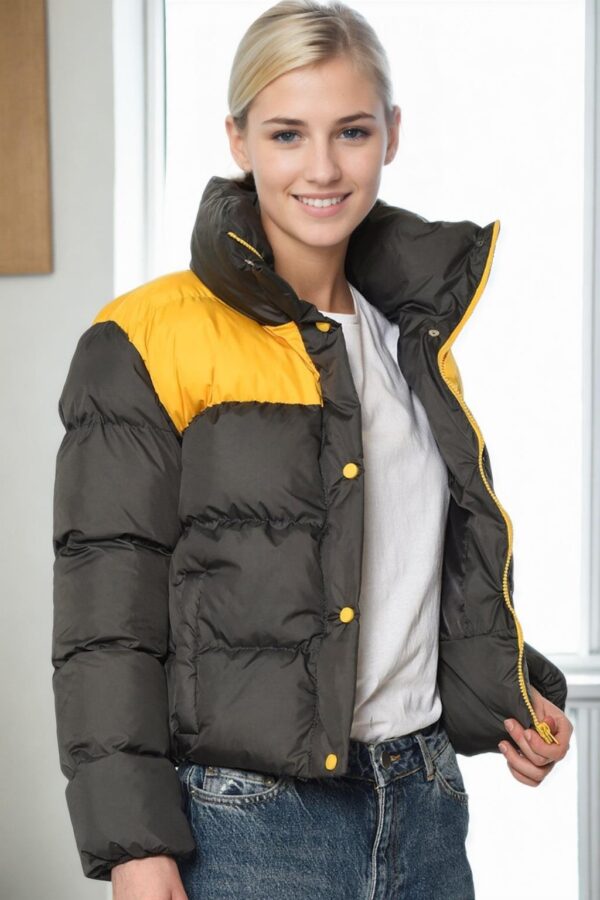 Z6649 DEWBERRY WOMEN'S COAT-ANTHRACITE